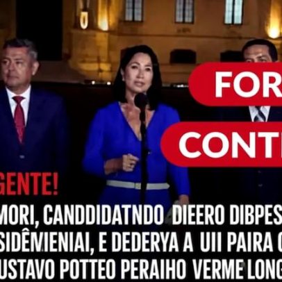 Vídeo de 2023 mostra Keiko Fujimori pedindo a Petro para não intrometer no Peru