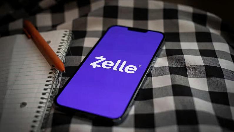 Aplicativo do sistema americano privado de pagamentos Zelle — Foto: Tiffany Hagler-Geard/Bloomberg