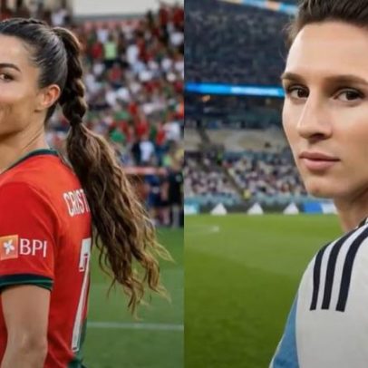 Vídeo mostra versões femininas de astros da Copa