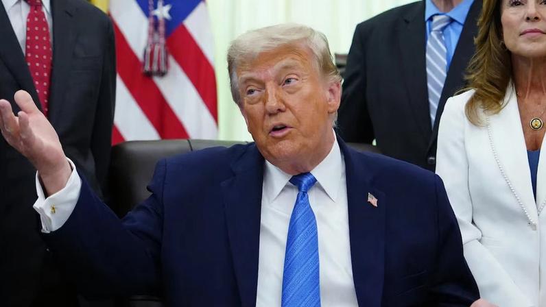 Presidente dos Estados Unidos, Donald Trump afirmou que restrições de entrada nos EUA durante a Copa do Mundo são para atrair "pessoas certas". Foto: Julia Demaree Nikhinson/AP Photo