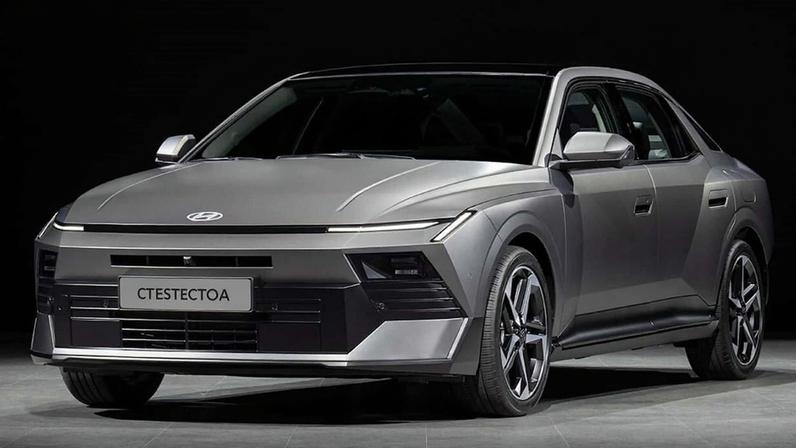 Hyundai Elantra 2027 visto de frente