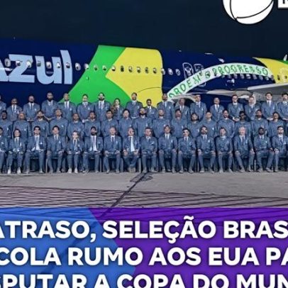 Brasil parte para os EUA para disputar a Copa do Mundo