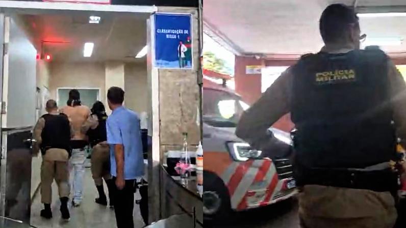 Homem foi levado ao Hospital João 23