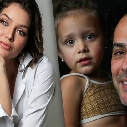 Filha de Leandro faz festa para os filhos e emociona ao homenagear o pai
