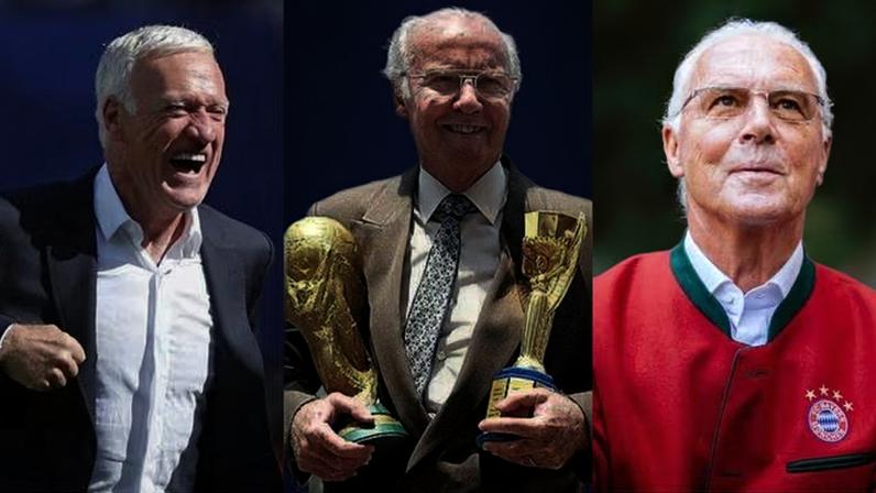 Didier Deschamps, Zagallo e Beckenbauer são os únicos campeões da Copa do Mundo como jogador e técnico