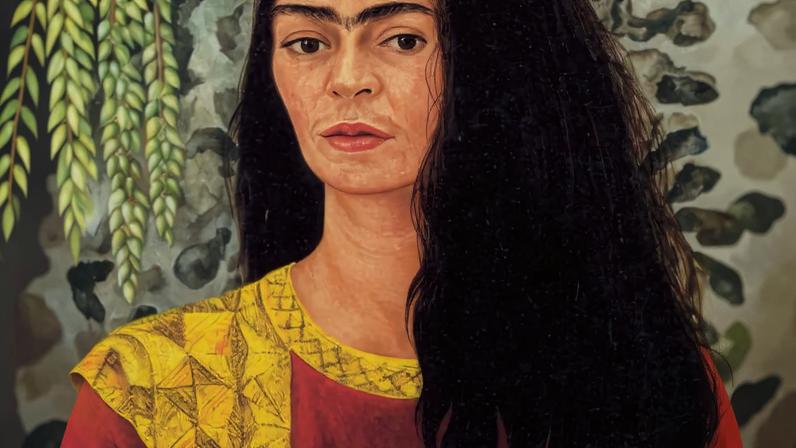 Left: Tate Modern’s show *Frida: The Making of An Icon* includes *Self-Portrait with Loose Hair* (1946); right: chef Santiago Lastra's menu includes a new take on *mole* using fermented rye from Northumberland