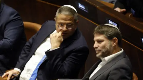 Itamar Ben-Gvir is the Israeli national security minister and Bezalel Smotrich is the minister for finance