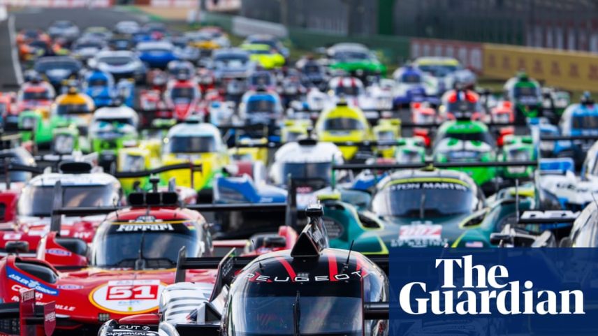 Hypercars on the track ahead of the start of 24 Hours of Le Mans endurance race in France.