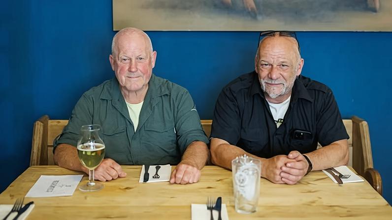 Gavin (left) and Tony. Photographs: Sam Frost/The Guardian