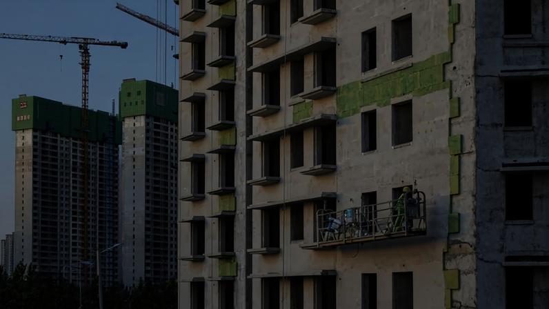 Crise imobiliária da China começou há cinco anos — Foto: Bloomberg