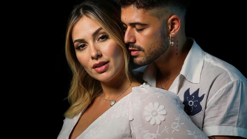 Virgínia e Zé Felipe no casamento deles, em março de 2021