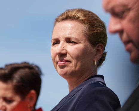 Denmark’s incoming prime minister, Mette Frederiksen, presents the platform for a new Danish government on 2 June.