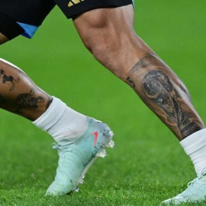 Tatuagens de jogadores da Copa revelam amores, vida e crenças