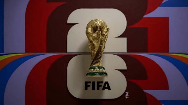 Logo oficial da Copa do Mundo de 2026.