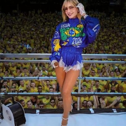 Claudia Leitte faz aquecimento para Copa e Carnaval em Micareta de SP