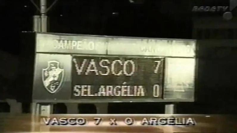 Jogo amistoso entre Vasco e a seleção da Argélia em 2000 –