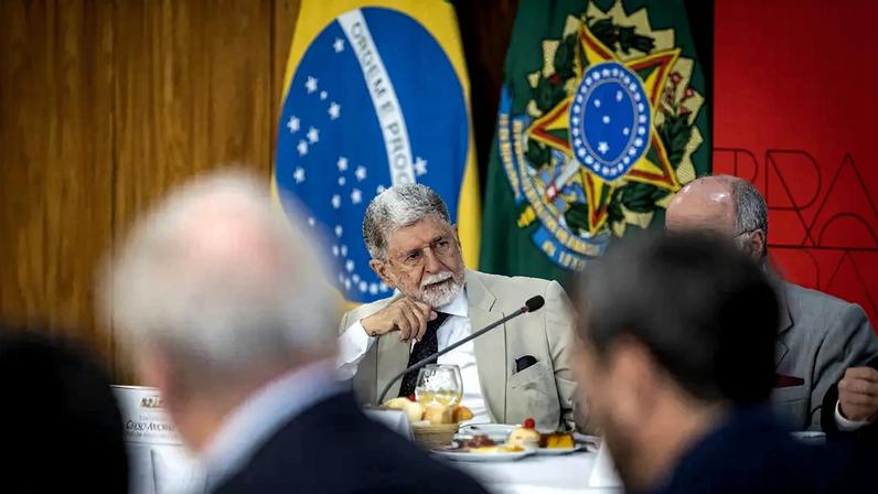 Celso Amorim, principal conselheiro de política externa de Lula. Fotógrafo: Arthur Menescal/Bloomberg