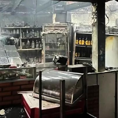 Incêndio destrói lancheria em Bento Gonçalves, na Serra