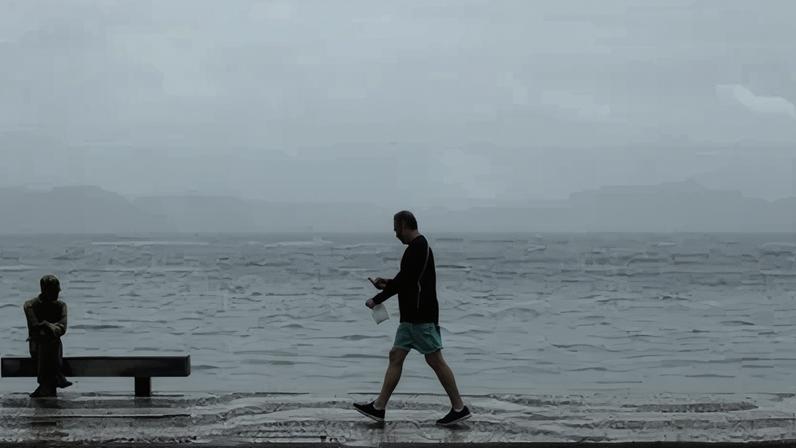 Dia frio no Rio de Janeiro
