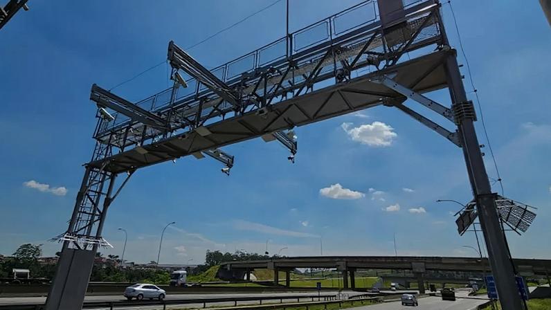 Pórtico free flow; fase de testes nas rodovias Anchieta e Imigrantes começou na quinta-feira, 11