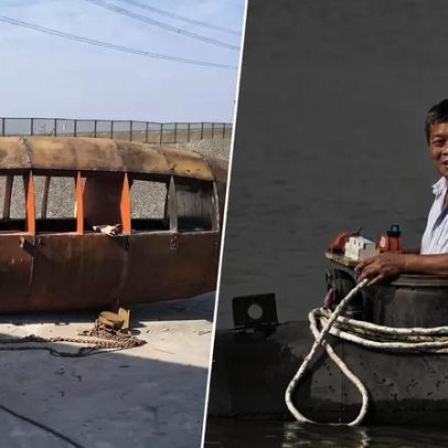 Agricultor chinês fabrica submarinos caseiros no tempo livre