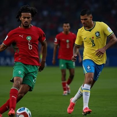 Futebol de rua no palco mundial: Marrocos e Holanda duelam nas oitavas