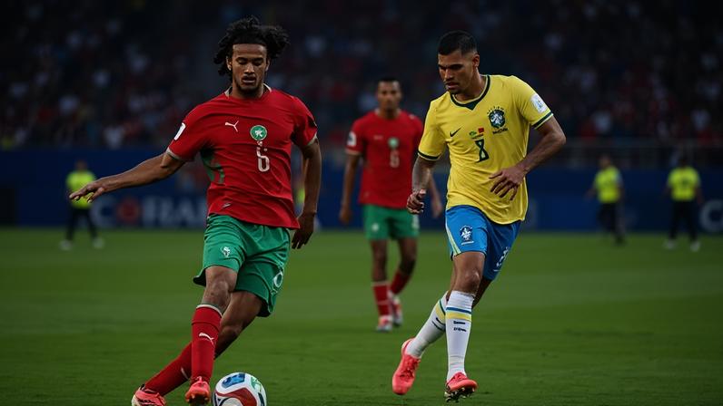 Futebol de rua no palco mundial: Marrocos e Holanda duelam nas oitavas