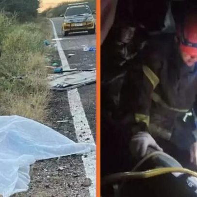 Ônibus com atletas capota no Ceará, 7 mortos