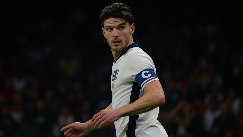 Declan Rice, in action for England against Wales last October, a match where he captained the side, is in line to win his 74th cap against Croatia on Wednesday.