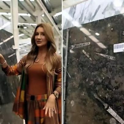 Ana Paula Siebert compra mansão em SP com pedra de 50 milhões de anos