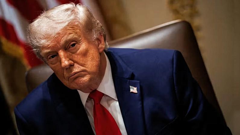 O presidente dos EUA, Donald Trump, afirmou que acordo com Irã será assinado amanhã — Foto: Samuel Corum/Sipa/Bloomberg