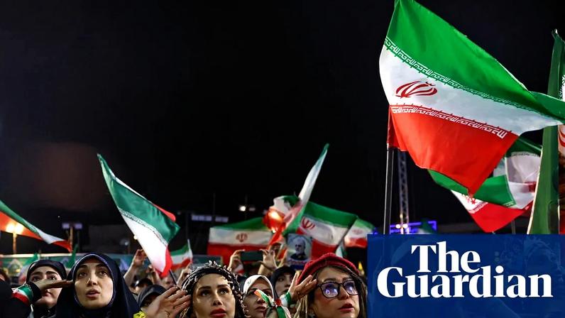 Supporters cheer on Iran’s national football team as it leaves Tehran last month for the 2026 World Cup.