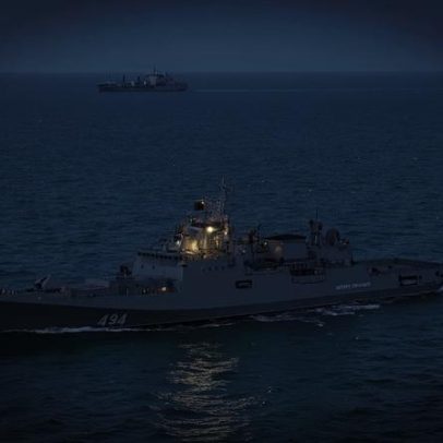 Navio de guerra russo dispara tiros de advertência próximo a iate britânico
