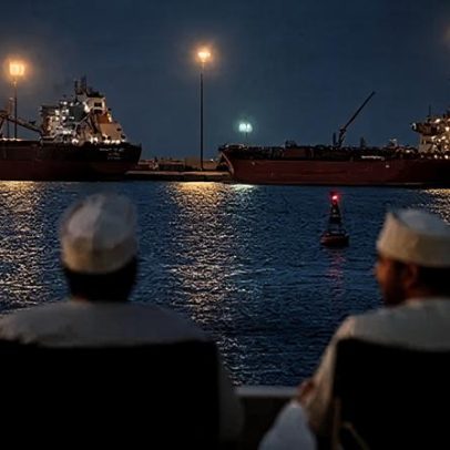 Marinheiros estressados após meses presos pelo bloqueio no Estreito de Hormuz