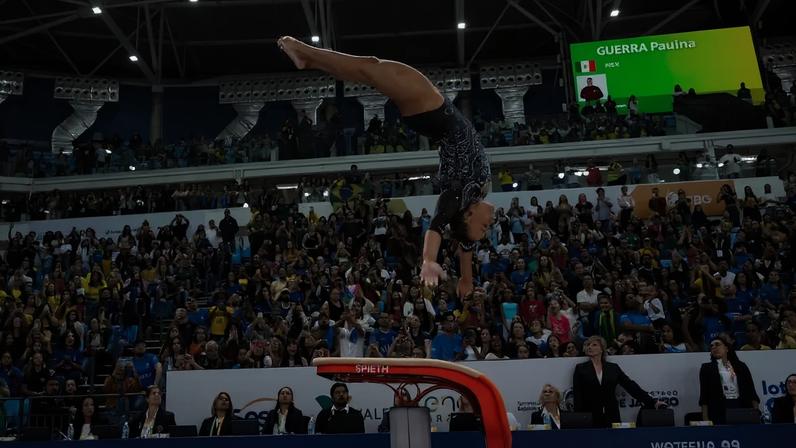 Rebeca Andrade, atleta da Seleção Brasileira de Ginástica. Foto: MeloGym/CBG