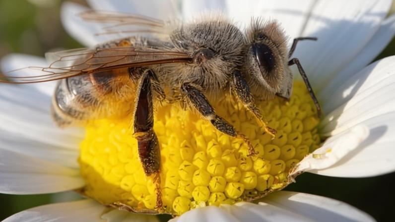‘Bee declines may seem like an environmental tragedy at the margins, but their losses destabilize our food system.’ Photograph: Robin Loznak/ZUMA Press Wire/Shutterstock