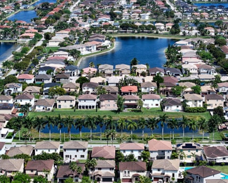 A residential neighborhood in Miami, Florida.