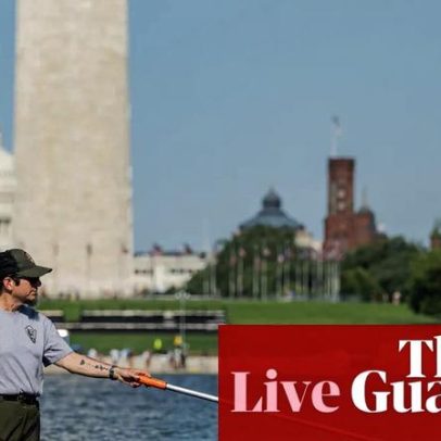 Cinco presos após Trump alegar vandalização da Piscina Refletora de Washington