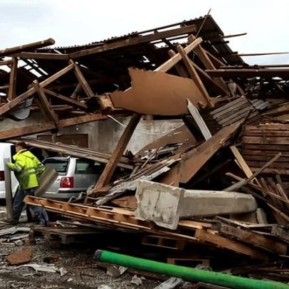 Tempestades severas varrem Europa e Ásia Oriental