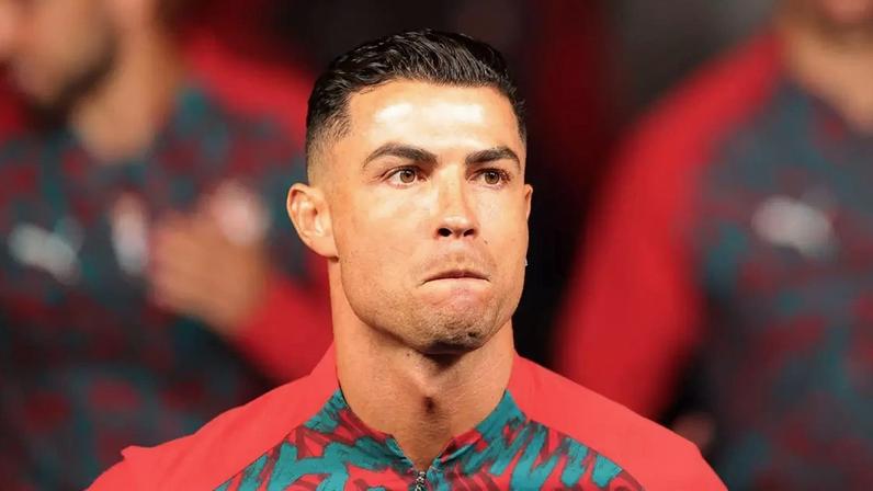 Cristiano Ronaldo em aquecimento de Portugal antes de partida contra a RD Congo, pela Copa do Mundo de 2026