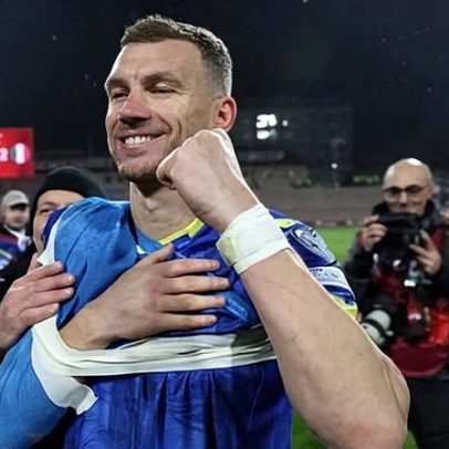 Dzeko, aos 40, lidera sua seleção na Copa do Mundo