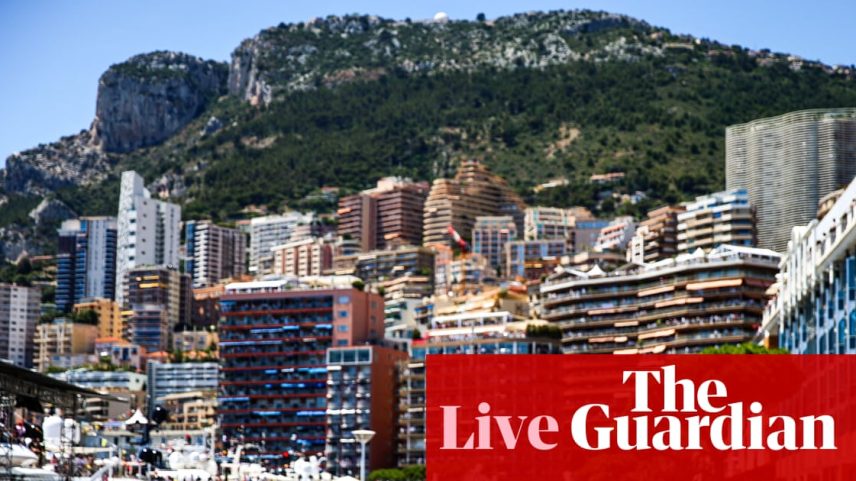 Lewis Hamilton of Ferrari makes his way around teh iconic Monaco street circuit.