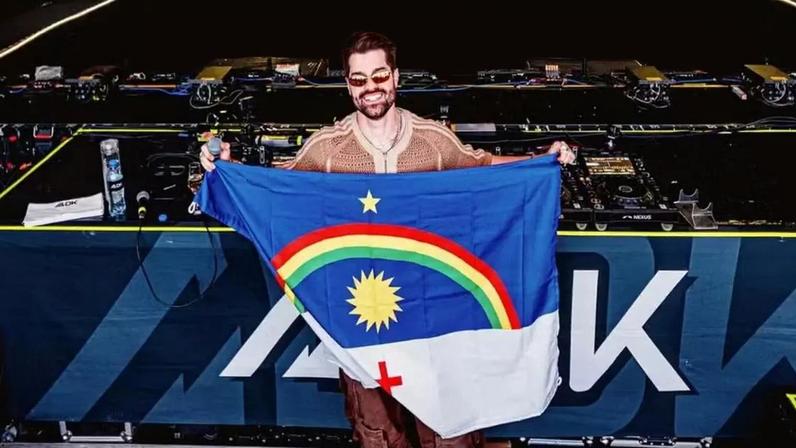DJ Alok se apresentou no sábado (13) em Caruaru.