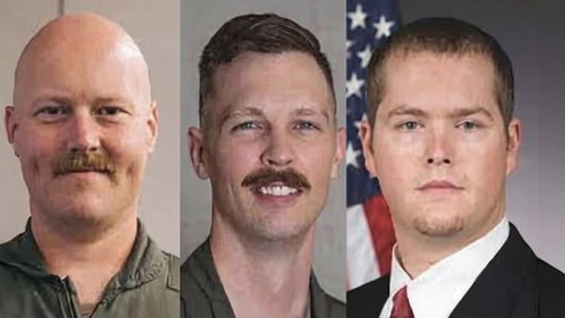 The crash victims were identified as: Col Gregory Watson, Lt Col Gabriel Estrella, retired Lt Col Miles Middleton, Maj Alexander Davis, Maj Robert Dee, Maj Brad Hovey, Jeromy Smith and Christopher Rischar.