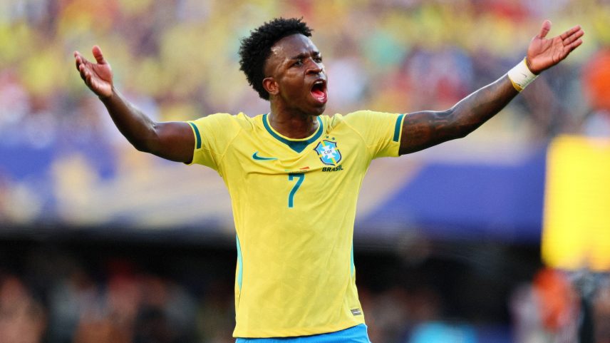 Vini Jr. marcou o gol do Brasil no empate contra o Marrocos na estreia da Copa do Mundo