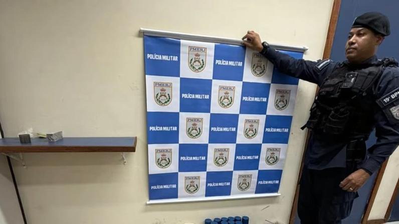 Policiais apreenderam materiais para confecção de drogas em apartamento incendiado em Copacabana.