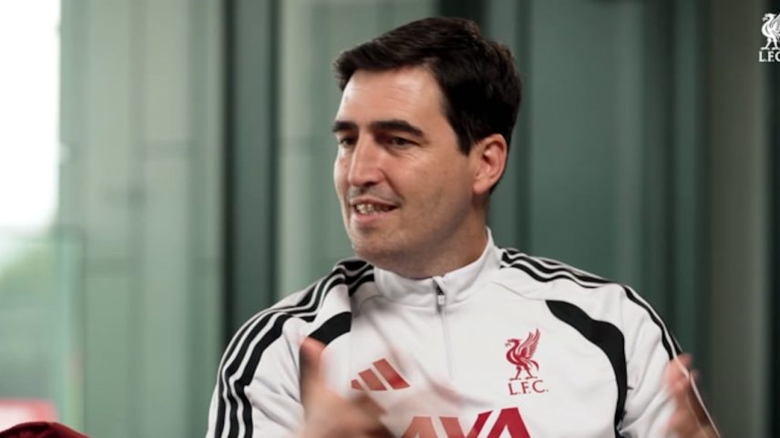 Confira a primeira entrevista de Andoni Iraola como novo técnico do Liverpool FC no AXA Training Centre.