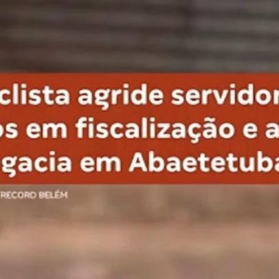 Motociclista agride agentes de trânsito durante fiscalização em Abaetetuba