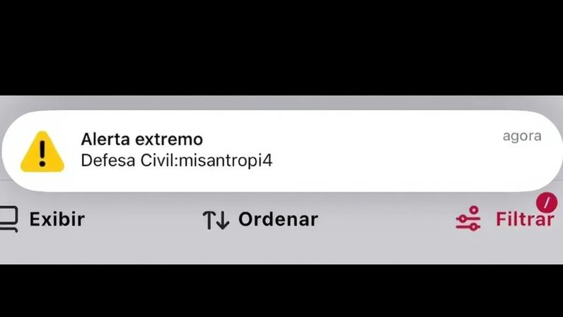 Segundo Defesa Civil, alerta pode ter sido resultado de um ataque hacker