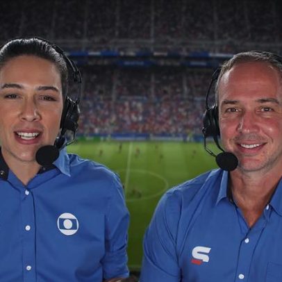 Renata Silveira narra ao vivo jogo de Copa na TV aberta, 1ª brasileira